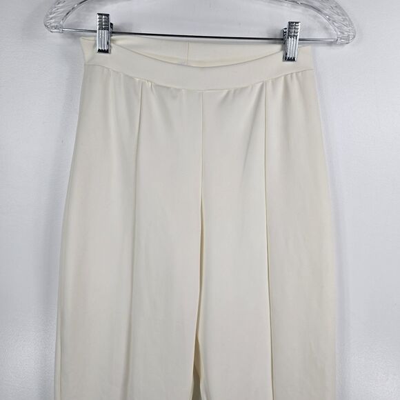 Kelle Leggings Size Small Adult Ivory Color Dancer Pants Slit Front - Picture 2 of 7